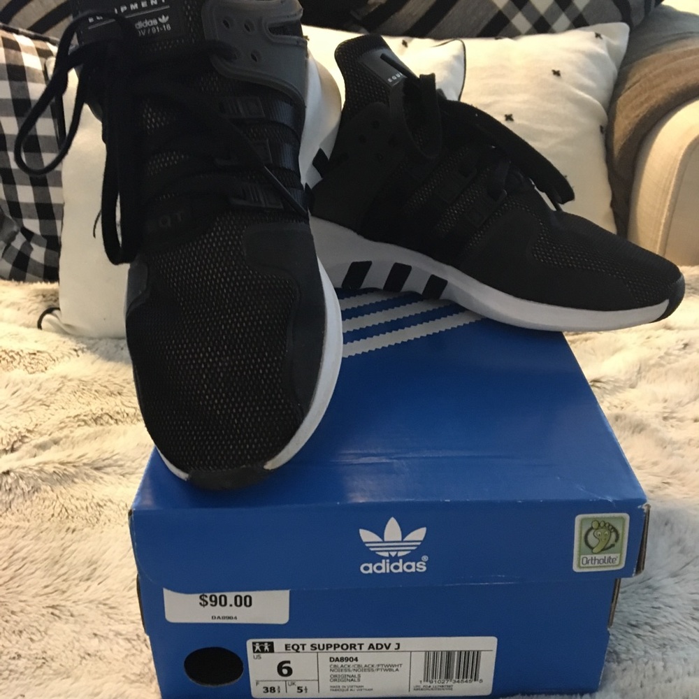 Adidas EQT support adv J  Blk/multi color